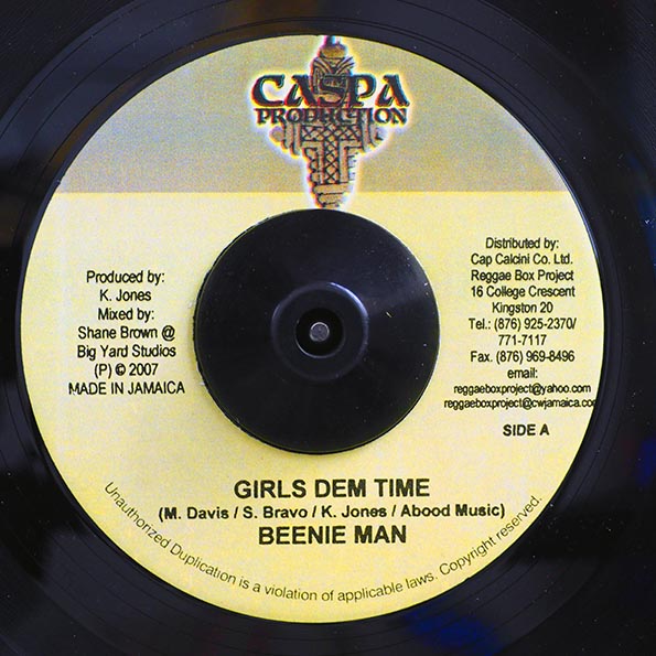 Beenie Man - Girls Dem Time  /  Jah Marlo - Extraordinary
