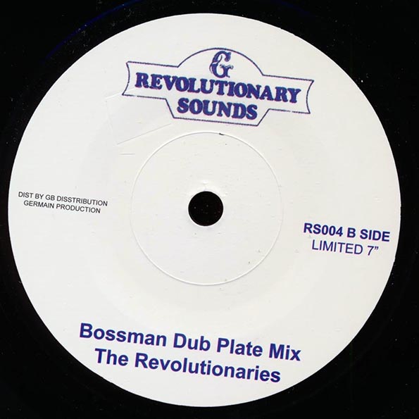 Cultural Roots - Mr. Boss Man Dub Plate Mix  /  Roots Radics - Bossman Dub Plate Mix