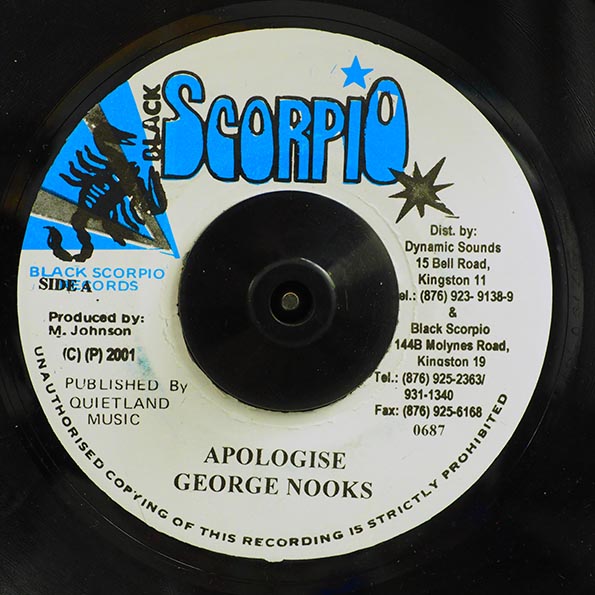 George Nooks - Apologise  /  Version