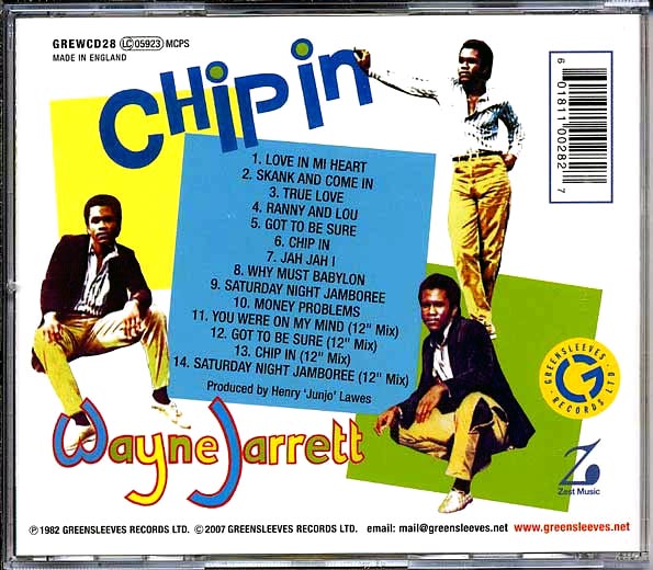 Wayne Jarrett - Chip In (With 4 Bonus Tracks)