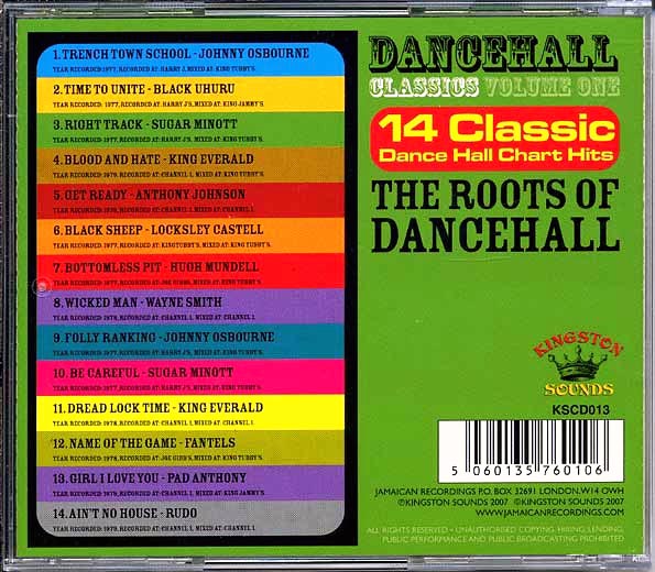 Dancehall Classics Volume 1: The Roots Of Dancehall