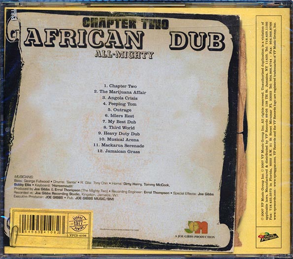 Joe Gibbs & The Professionals - African Dub All Mighty Chapter 2