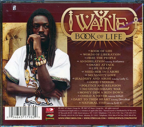 I Wayne - Book Of Life
