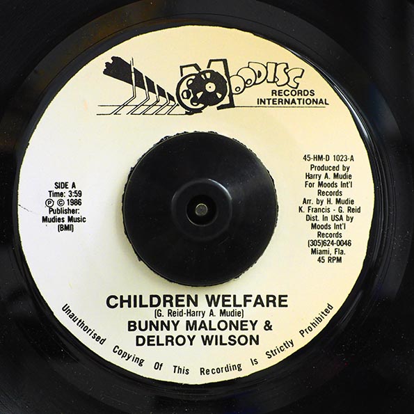 Bunny Maloney, Delroy Wilson - Children Welfare  /  Version