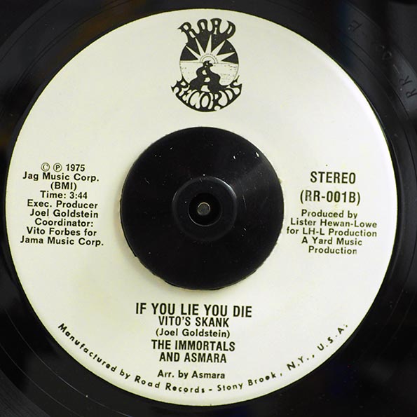 Clifton Smith & The Immortals - If You Lie You Die  /  Version