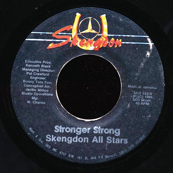 Winston McAnuff (As Electric Dread) - Won't Give Up  /  Skengdon All Stars - Stronger Strong