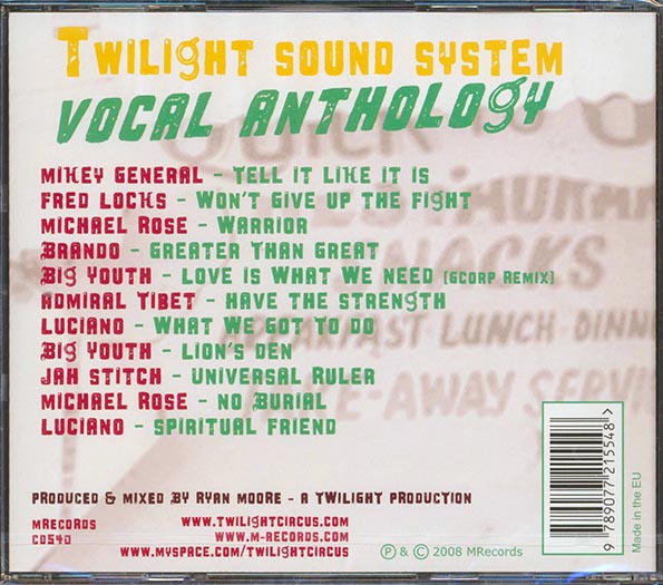 Twilight Sound System Vocal Anthology