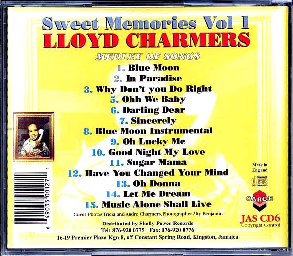 Lloyd Charmers - Sweet Memories Volume 1