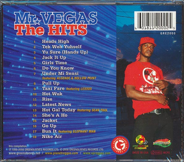 Mr. Vegas - The Hits