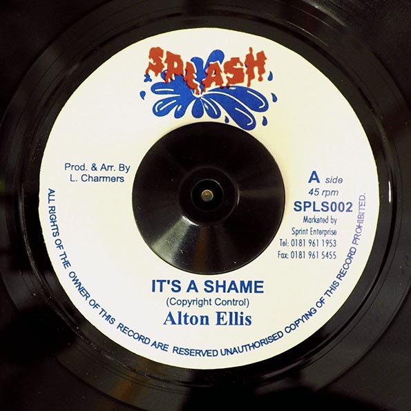 Alton Ellis - It's A Shame  /  Lloyd Charmers - Dub Of Shame