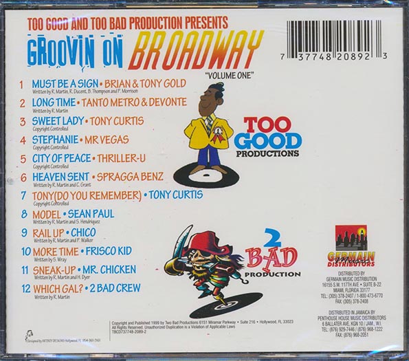 Groovin On Broadway Volume 1 (Groovin And Broadway Rhythms)