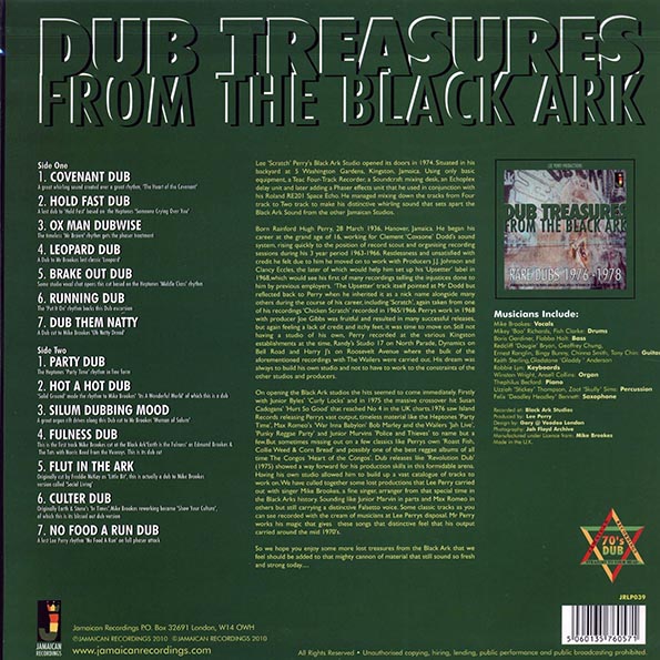 Lee Perry - Dub Treasures From The Black Ark