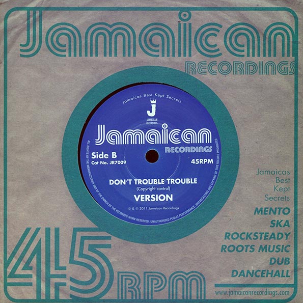 Johnny Clarke - Don't Trouble Trouble  /  King Tubby - Version