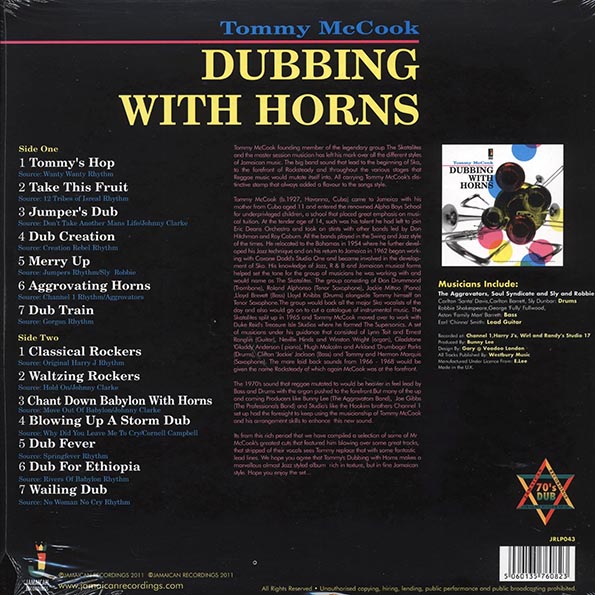 Tommy McCook - Dubbing With Horns