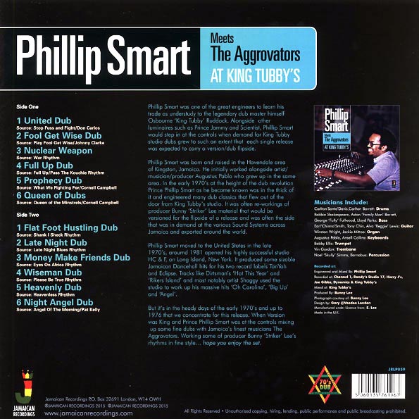 Phillip Smart, The Aggrovators - Phillip Smart Meets The Aggrovators At King Tubby's