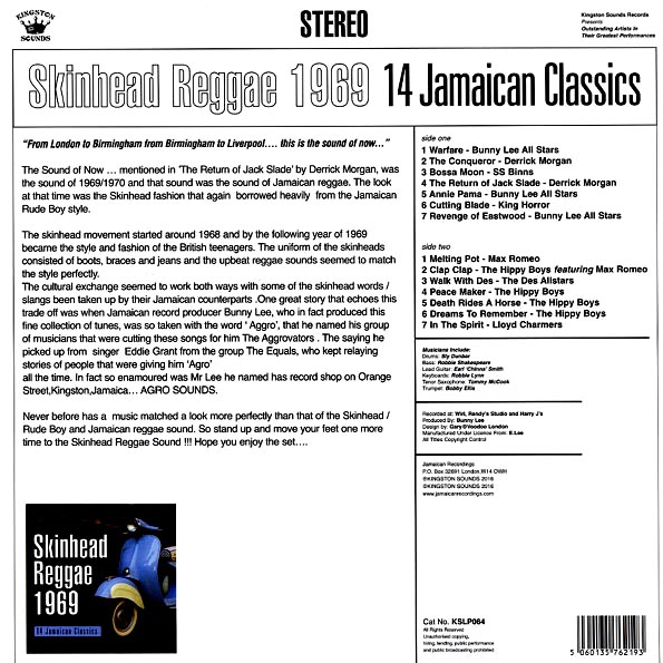 Skinhead Reggae 1969: 14 Jamaican Classics