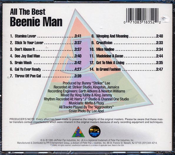Beenie Man - All The Best