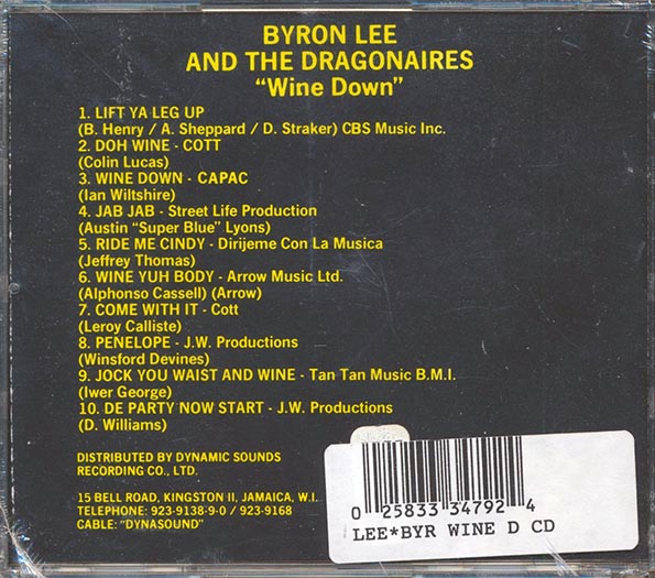 Byron Lee & The Dragonaires - Wine Down