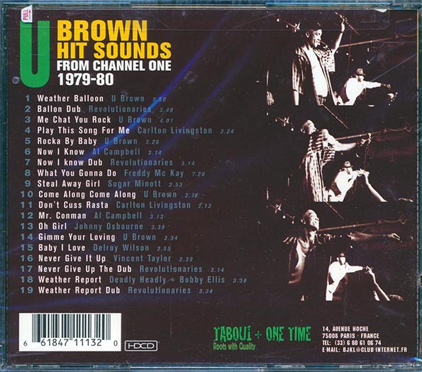 U Brown Hit Sounds From Channel One