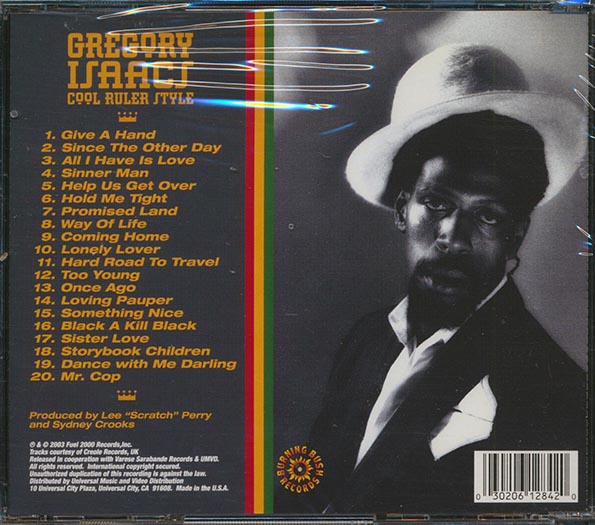 Gregory Isaacs - Cool Ruler Style