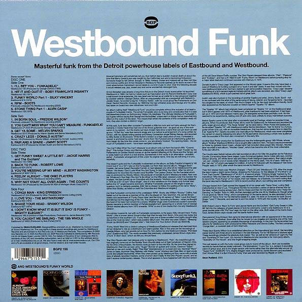 Westbound Funk: Masterful Funk From The Detroit Powerhouse Labels Of Eastbound And Westbound