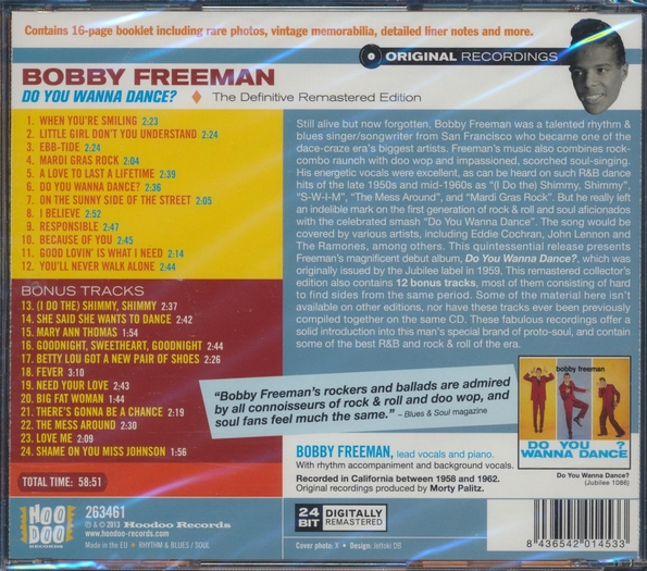 Bobby Freeman - Do You Wanna Dance?