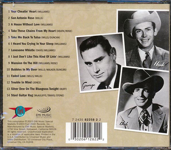 George Jones - Hank Bob & Me: The Songs Of Hank Williams, Sr. & Bob Wills