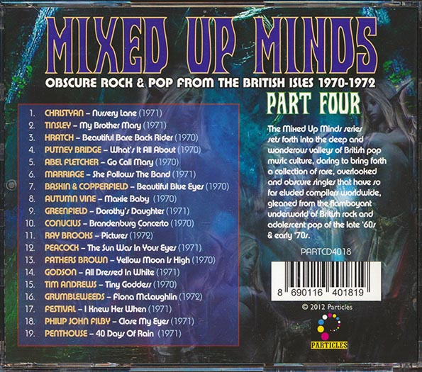 Mixed Up Minds Part 4: Obscure Rock & Pop From The British Isles 1970-1972