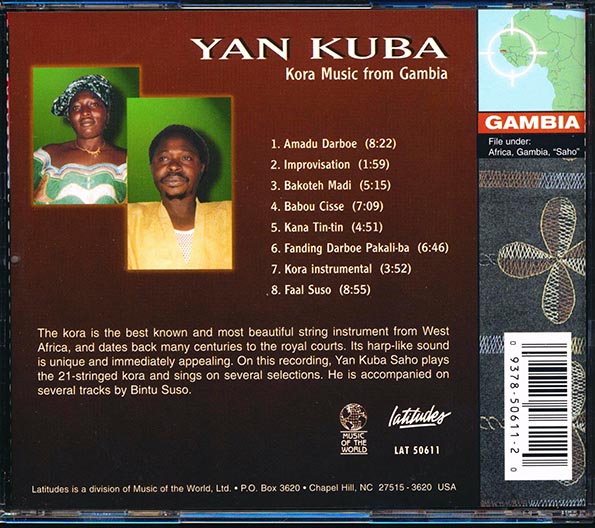 Yan Kuba Saho - Kora Music From Gambia