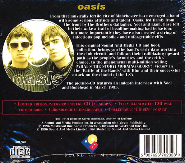 Oasis - Fully Illustrated Book And Interview Disc
