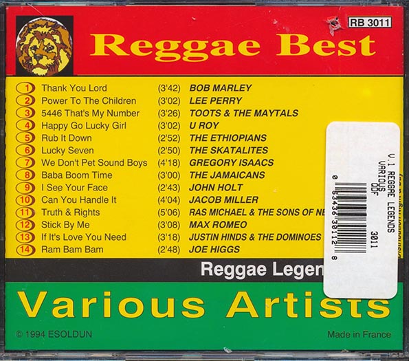 Reggae Legends Volume 1