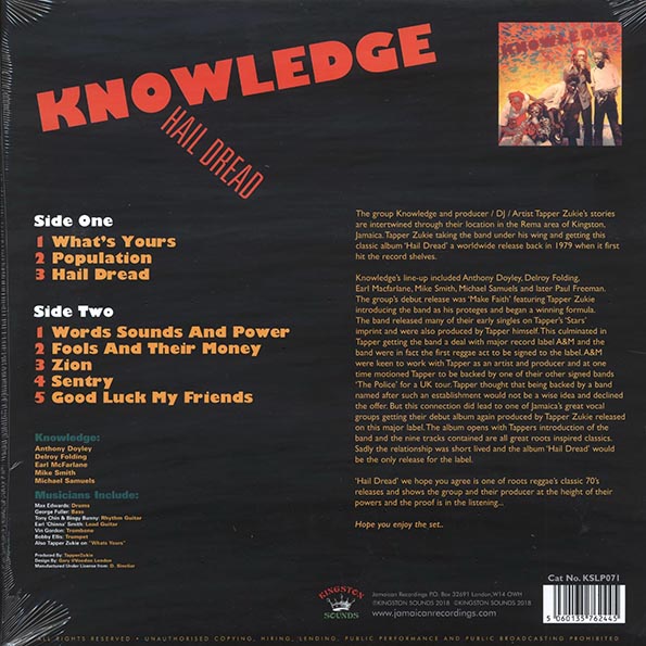 Knowledge - Hail Dread