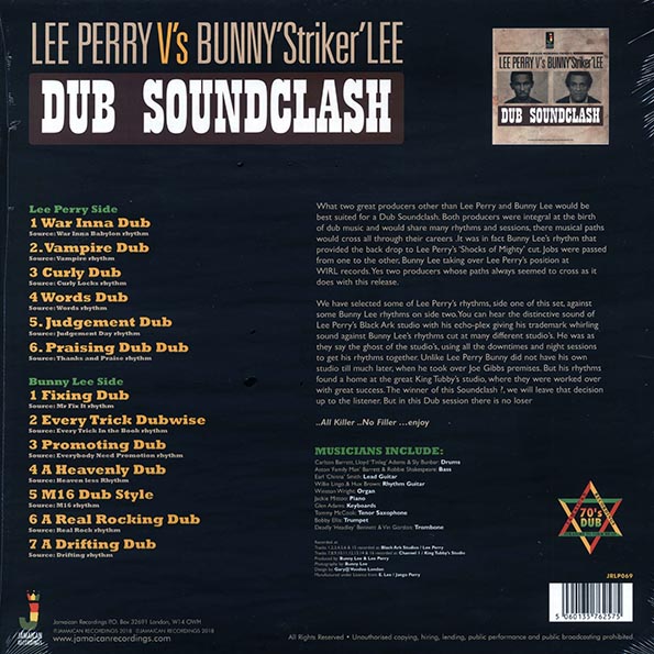 Lee Perry, Bunny Lee - Lee Perry Vs Bunny Striker Lee: Dub Soundclash