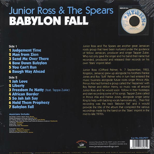 Jr. Ross & The Spears - Babylon Fall