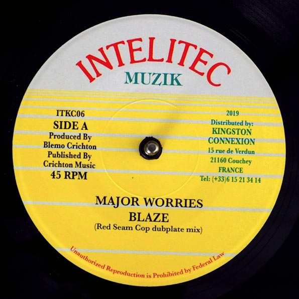 Major Worries - Blaze (Red Seam Cop Dubplate Mix)  /  Version