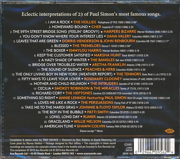 American Tunes: Songs By Paul Simon