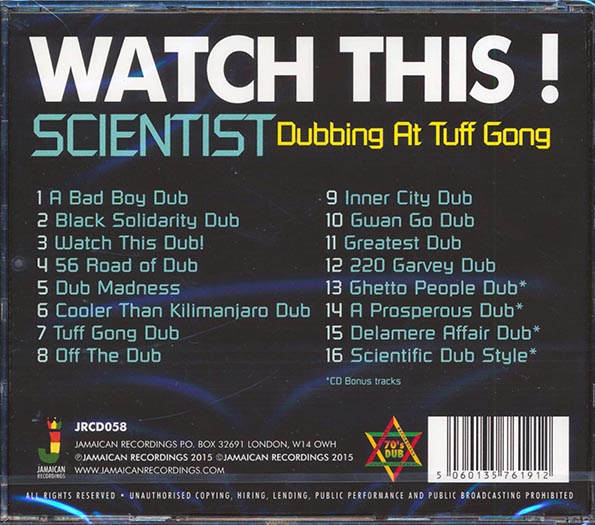 Scientist - Watch This! Scientist Dubbing At Tuff Gong