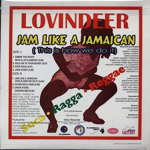 Lovindeer - Jam It Like A Jamaican