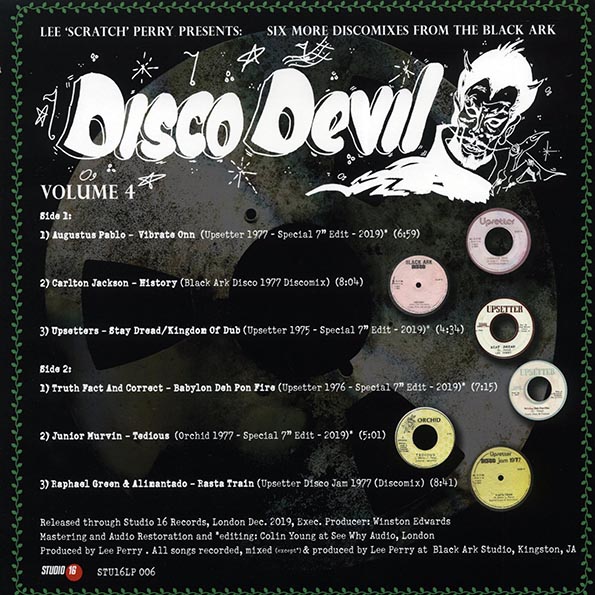Disco Devil Volume 4: 6 More Classic Discomixes From The Black Ark Studio 1977-79