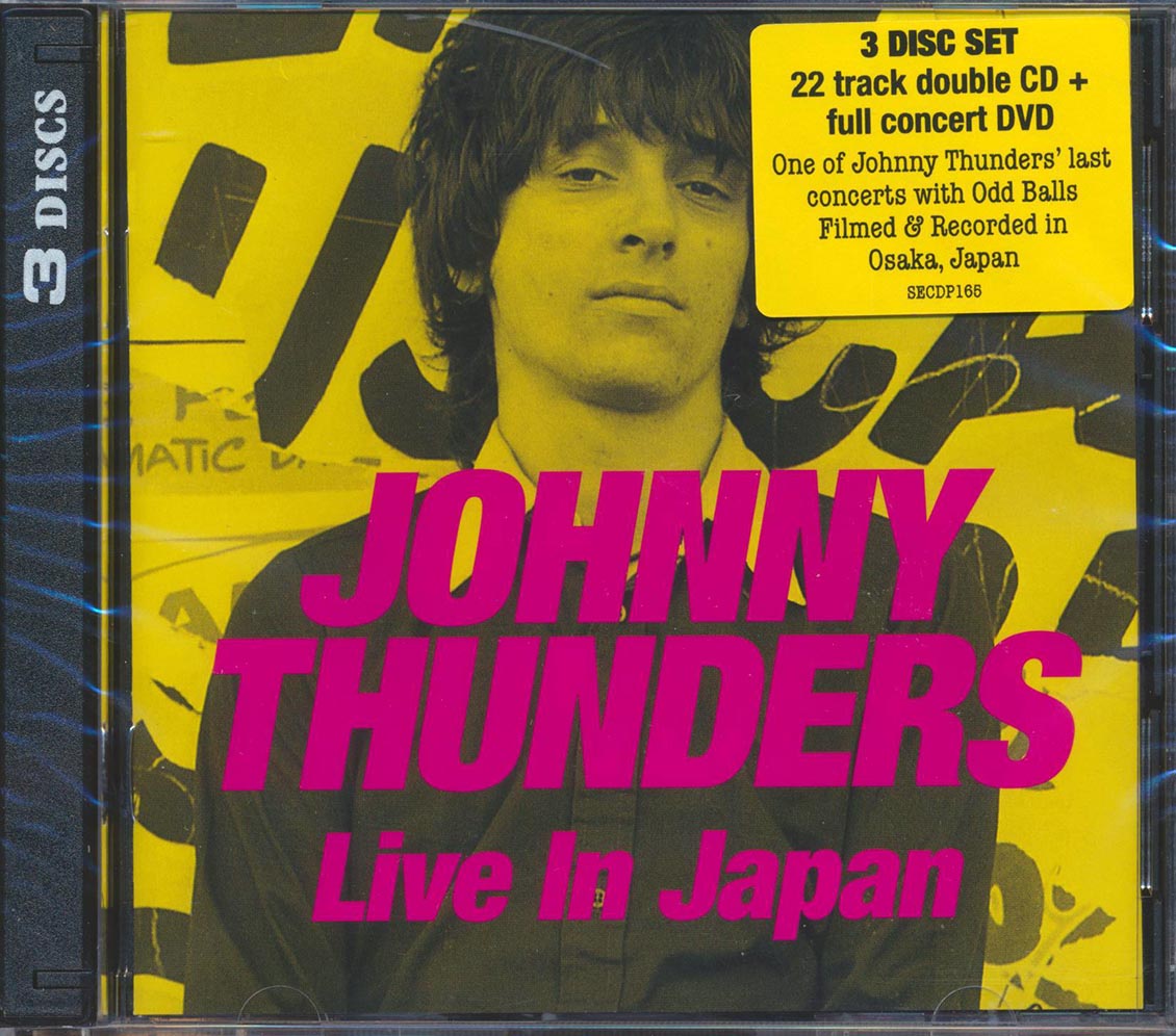 JOHNNY THUNDERS LIVE IN JAPAN 貴重初版DVD
