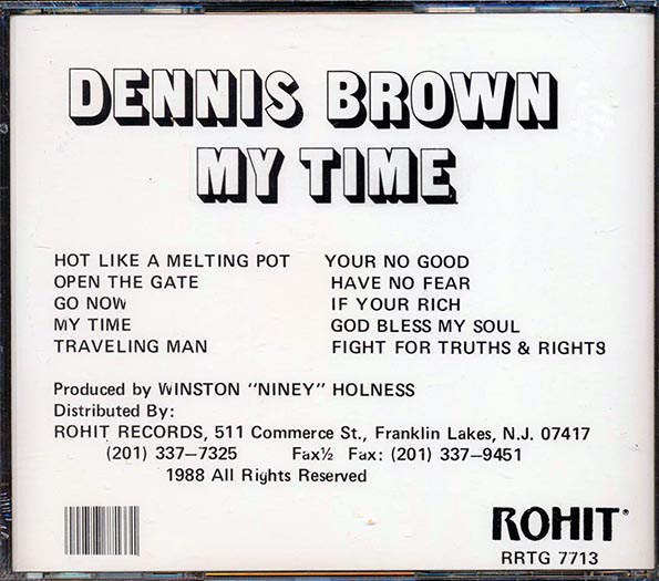 Dennis Brown - My Time