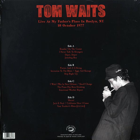 Tom Waits - Live At My Father's Place In Rosyln, NY, 10 October 1977