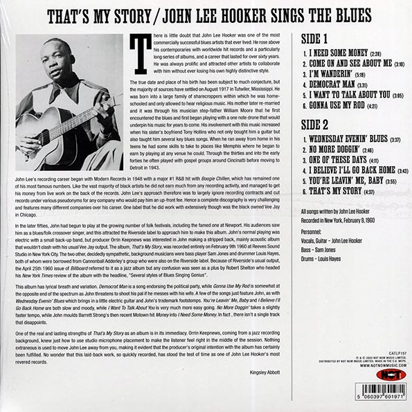 John Lee Hooker - That's My Story: John Lee Hooker Sings The Blues