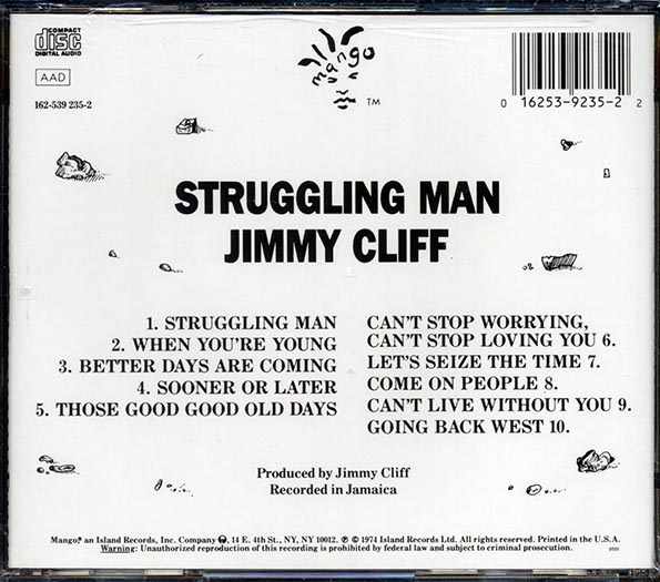 Jimmy Cliff - Struggling Man