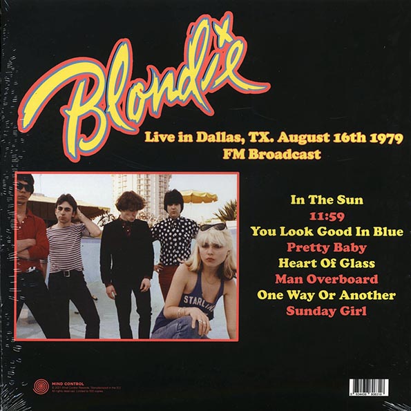 Blondie - Live In Dallas, TX August 16th 1979 FM Broadcast