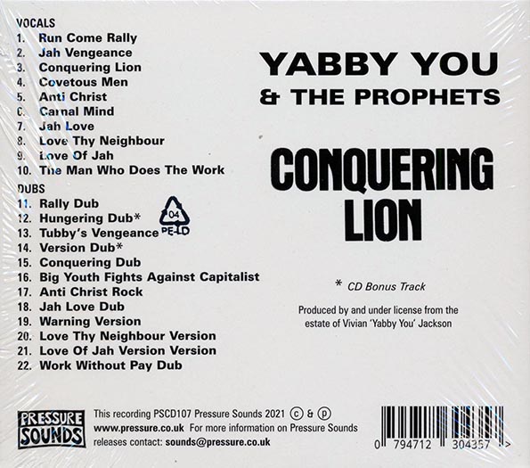 Yabby You, King Tubby - Conquering Lion: Expanded Edition