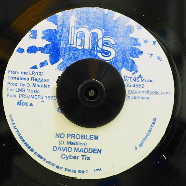 David Madden - No Problem  /  David Madden - No Problem Dub