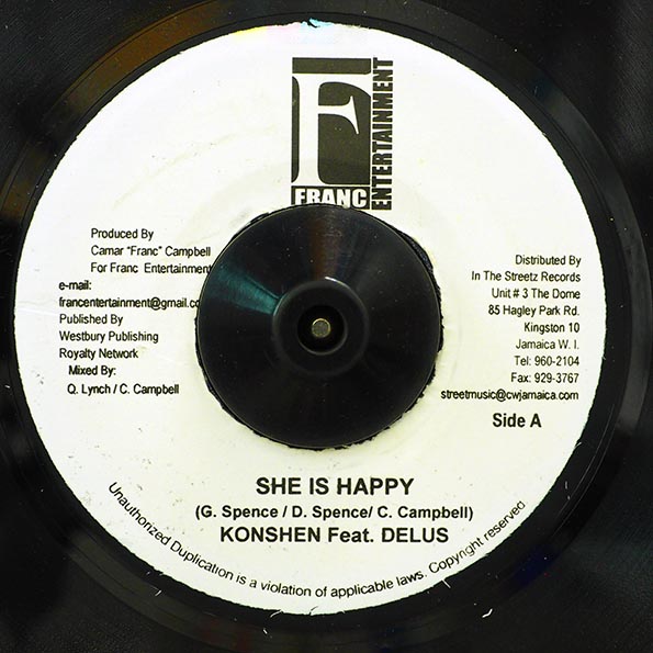 Konshens, Delus - She Is Happy  /  Version