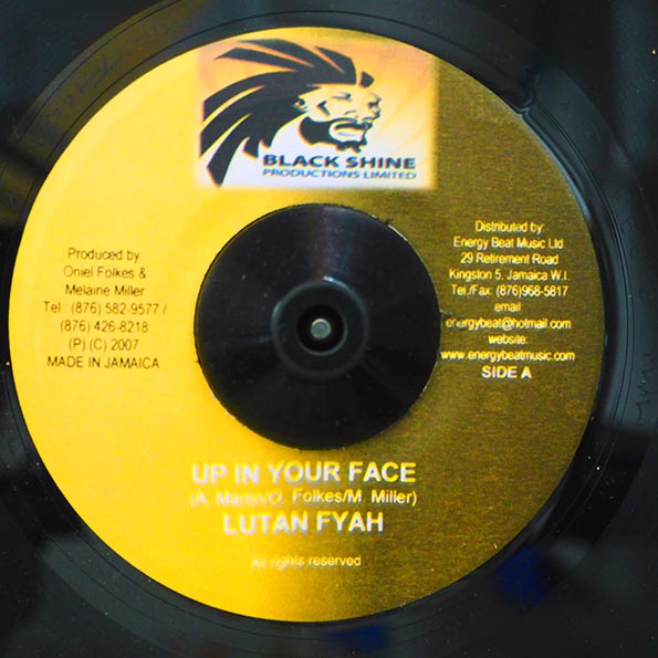 Lutan Fyah - Up In Your Face  /  Version