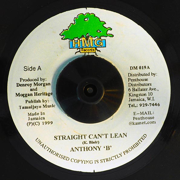 Anthony B - Straight Can't Lean  /  Version